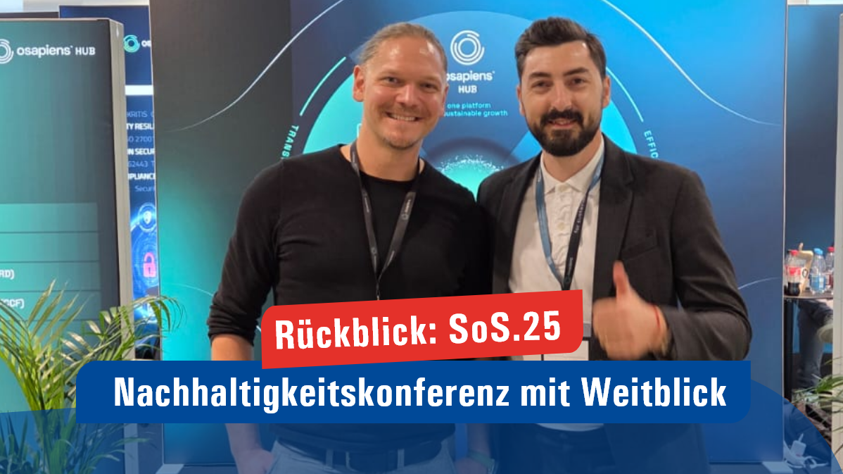 Nachhaltigkeitskonferenz mit Weitblick Nachhaltigkeitskonferenz mit Weitblick
